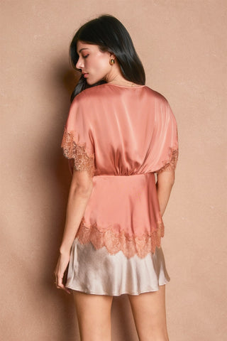 Blush Lace Blouse