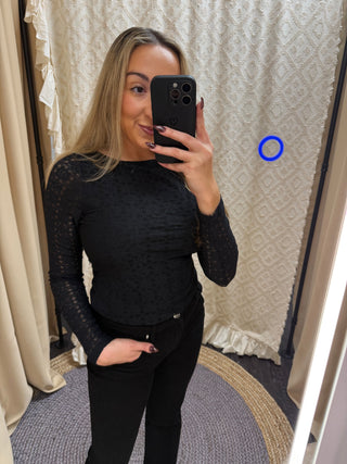 Black Lace Affair Top