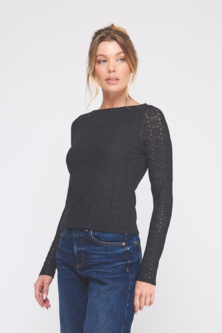 Black Lace Affair Top