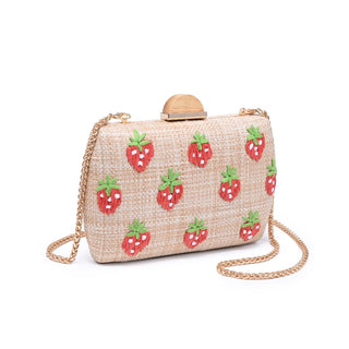 Strawberry Straw Clutch