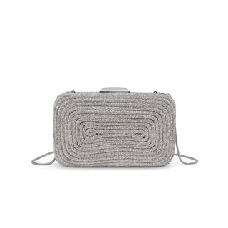 Silver Diamond Evening Bag