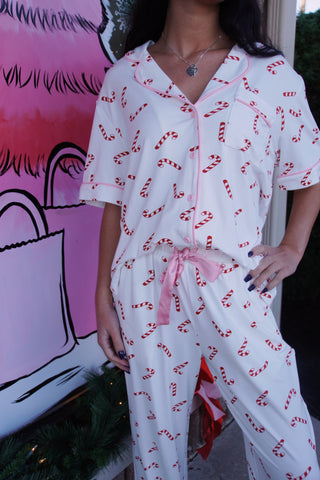 Candy Cane Lane Pajama Set
