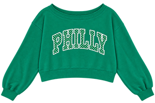 Philly Dots Cropped Sweatshirt
