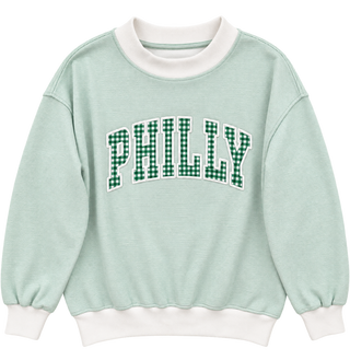 Mint Philly Gingham Sweatshirt
