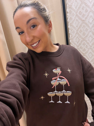 Bubbly Bow Party Sweatshirt