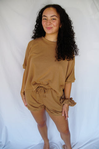 Mocha Bubble Casual Set