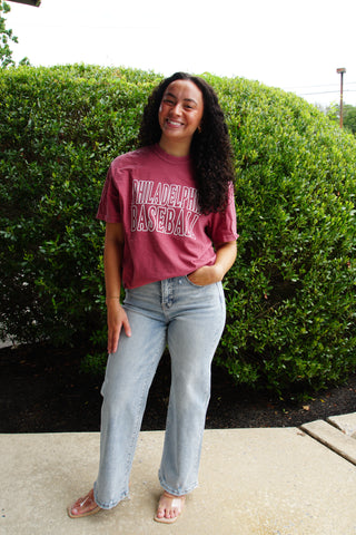 Philly Heat Maroon Tee
