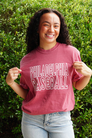 Philly Heat Maroon Tee