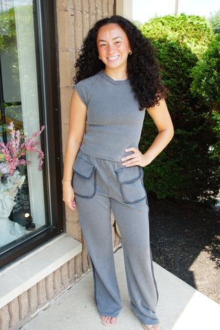 Clouded Comfort Set - Charcoal