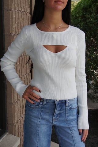 Keyhole Knit Top
