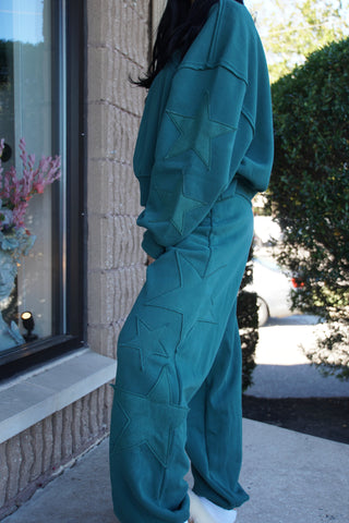 Starburst Joggers - Hunter Green