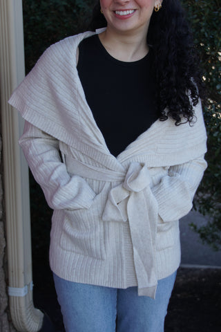 Cozy Cloud Wrap Cardigan - Cream