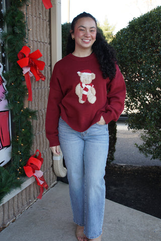 Holly Jolly Teddy Sweater