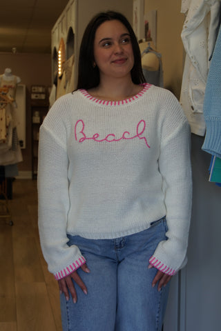 Cabana Crush Pink Sweater