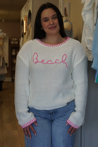 Cabana Crush Pink Sweater