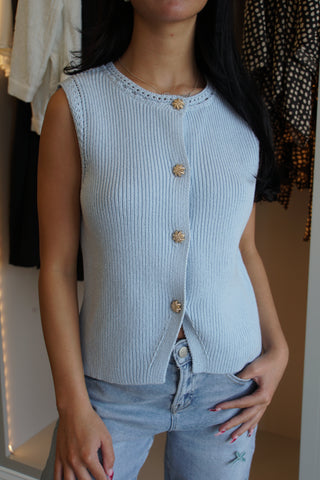 Baby Blues Button Cardigan