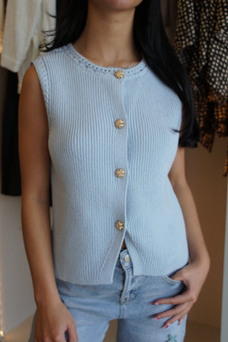 Baby Blues Button Cardigan