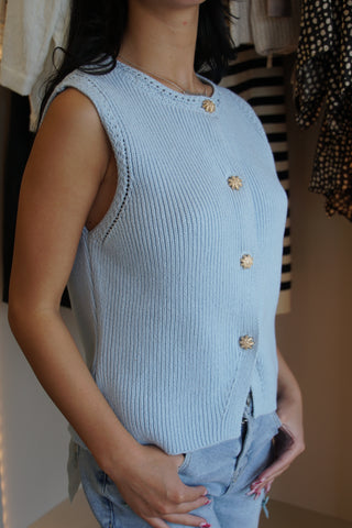Baby Blues Button Cardigan
