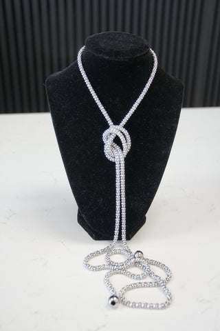 Alex Silver Beaded Necklace