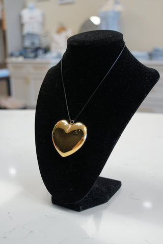 Jasmine Gold Heart Necklace