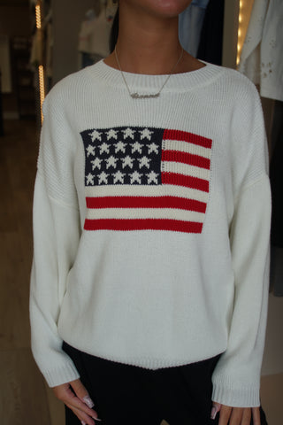 Vintage Oversized USA Knitted Sweater