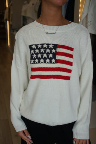 Vintage Oversized USA Knitted Sweater