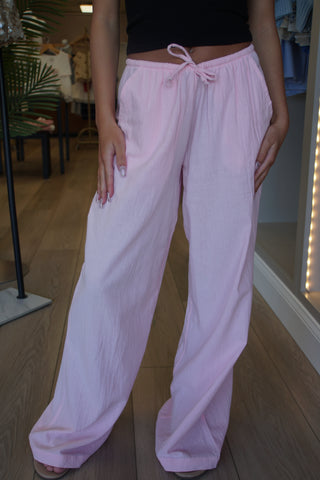Soft Pink Beach Pant