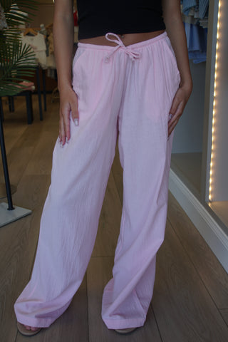 Soft Pink Beach Pant