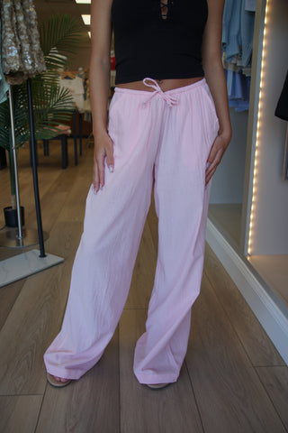 Soft Pink Beach Pant
