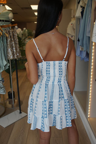Boho Tribal Mini Dress