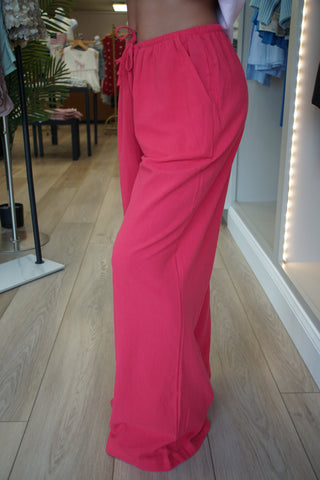 Poppy Red Beach Pant