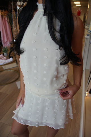 Polka Dot Paradise Halter Dress
