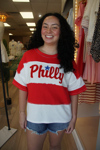 Philly Varsity Stripe Tee