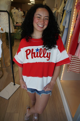 Philly Varsity Stripe Tee