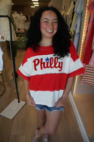 Philly Varsity Stripe Tee