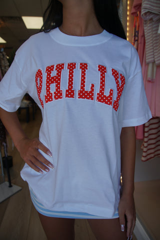Diamond Dot White Philly Tee