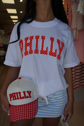Diamond Dot White Philly Tee