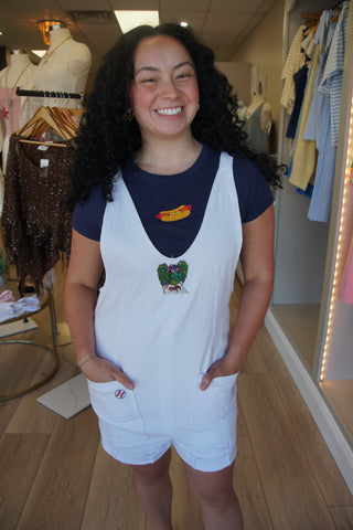 Diamond Club White Overalls