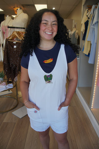 Diamond Club White Overalls