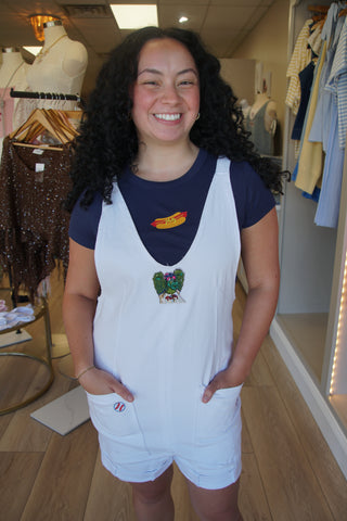Diamond Club White Overalls