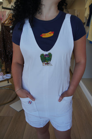 Diamond Club White Overalls