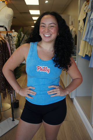 Blue Rally Philly Tank