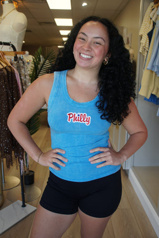 Blue Rally Philly Tank