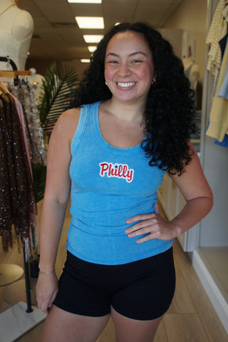 Blue Rally Philly Tank