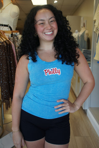 Blue Rally Philly Tank