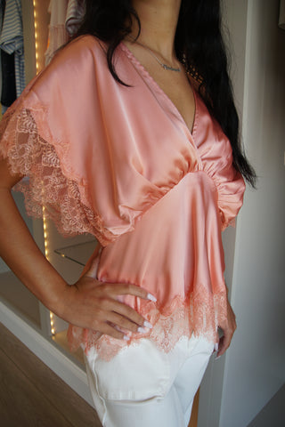 Blush Lace Blouse