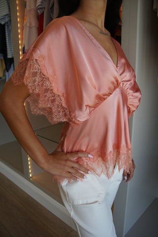 Blush Lace Blouse