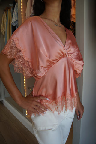 Blush Lace Blouse