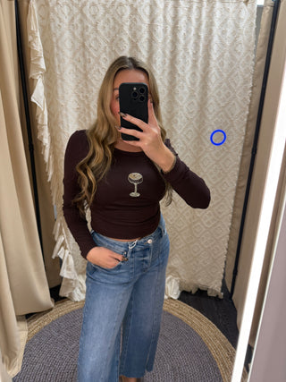 Espresso Martini Beaded Top