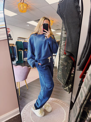 Starburst Joggers - Navy